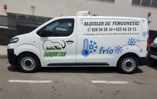 alquiler de furgon isotermico Las Palmas
